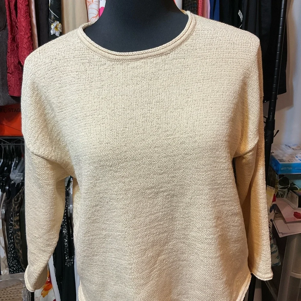 Mod Ref Wheat Colored Sweater - Picture 1 of 4